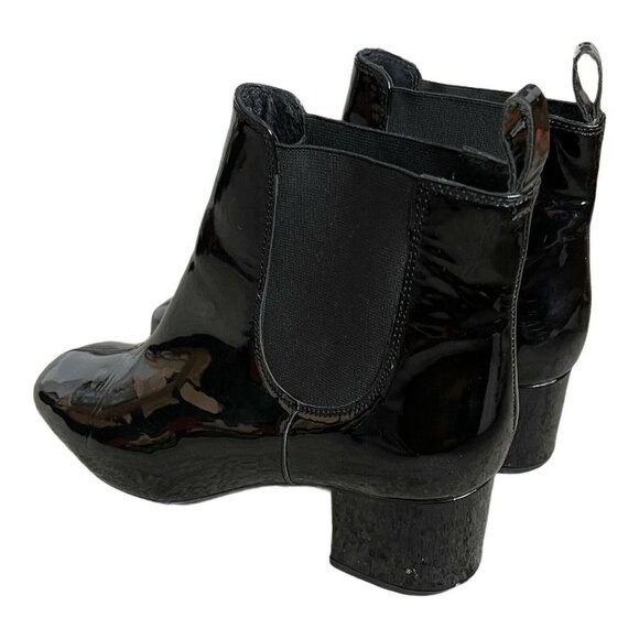 Office 39 Love Bug Block Heel Chelsea Boots Black - Picture 5 of 9